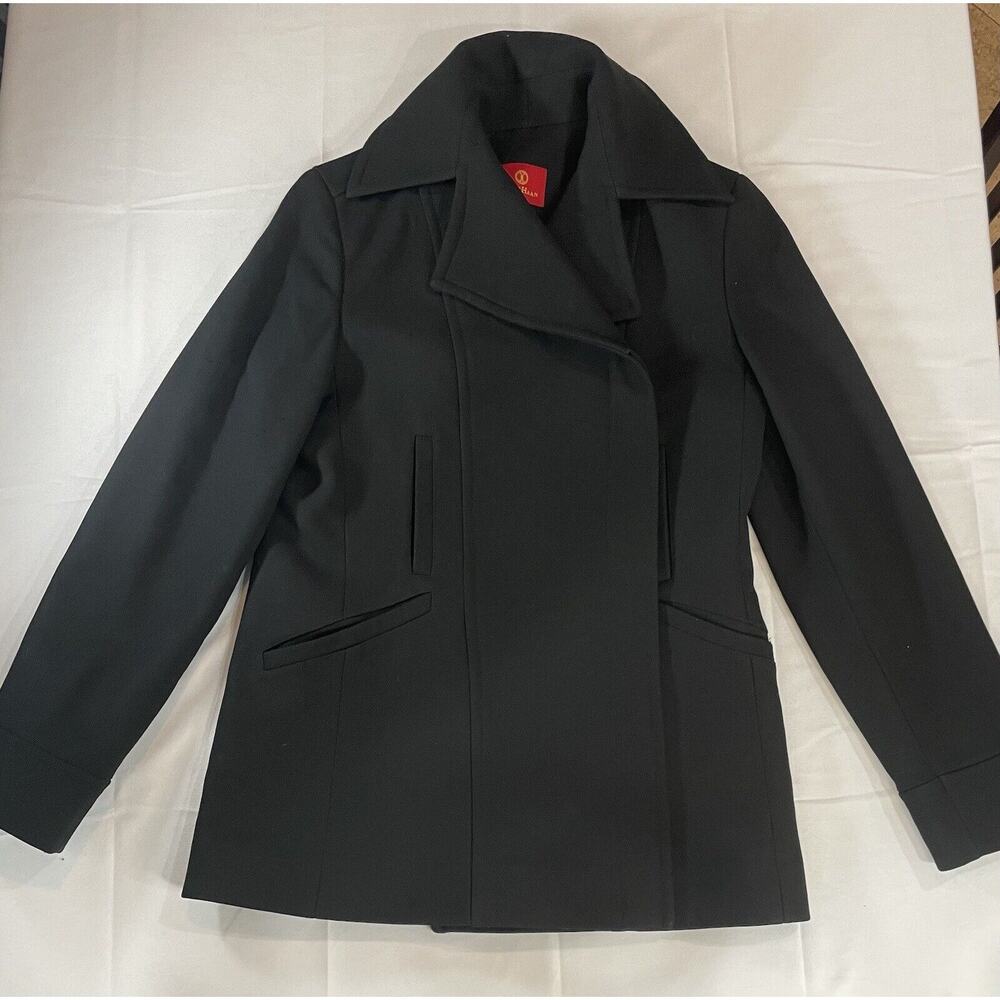 Cole Haan Wool Black Coat Size 4